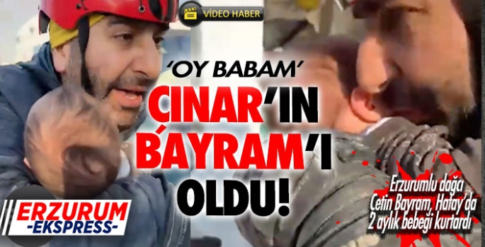 2 aylık Çınar bebeğin BAYRAM'ı oldu