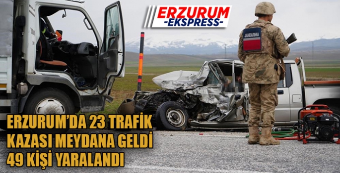 23 trafik kazası 