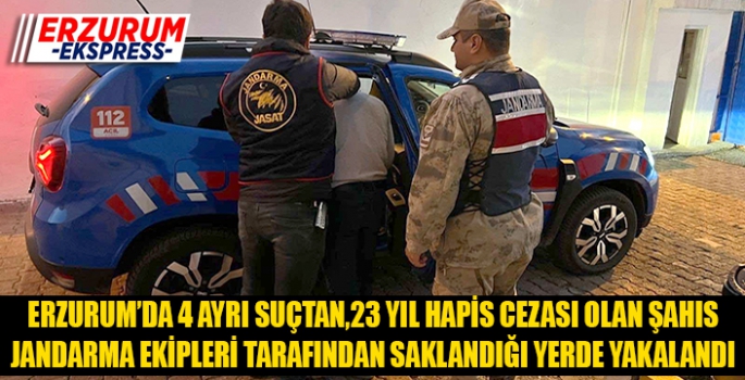 23 yıl hapis cezası bulunan şahıs yakalandı