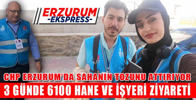 3 GÜNDE 6100 HANE VE İŞYERİ ZİYARETİ