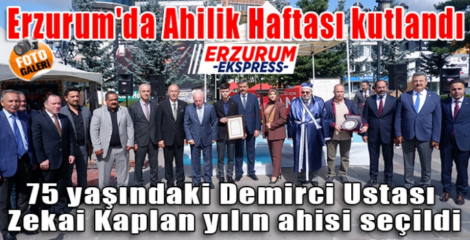 75 yaşındaki Demirci Ustası Zekai Kaplan yılın ahisi seçildi