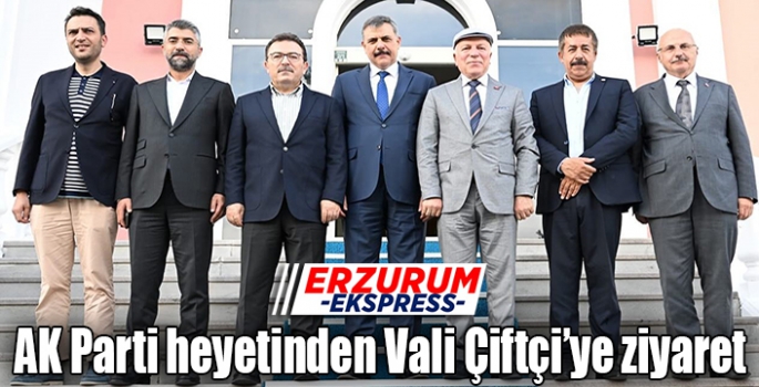  AK Parti heyetinden Vali Çiftçi’ye ziyaret