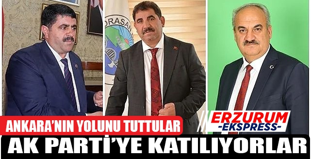 AK Parti'ye katılacaklar