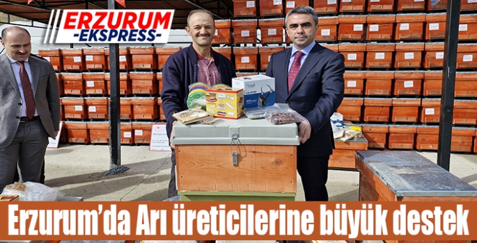 Arı üreticilerine büyük destek