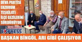 BAŞKAN BİNGÖL SÜREKLİ SAHADA 