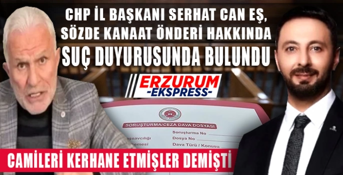 Can Eş, Suç duyurusunda bulundu