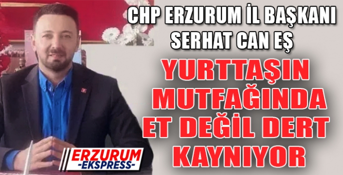 Can Eş, Yurttaşın mutfağında et değil, dert kaynıyor.