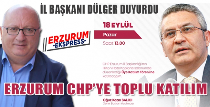 CHP’YE TOPLU ÜYE KATILIMI