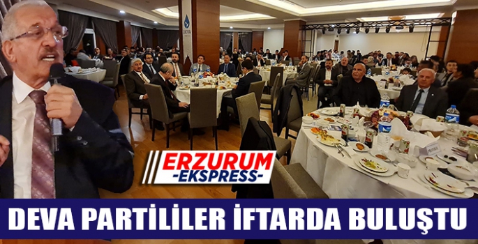 DEVA PARTİLİLER İFTARDA BULUŞTU