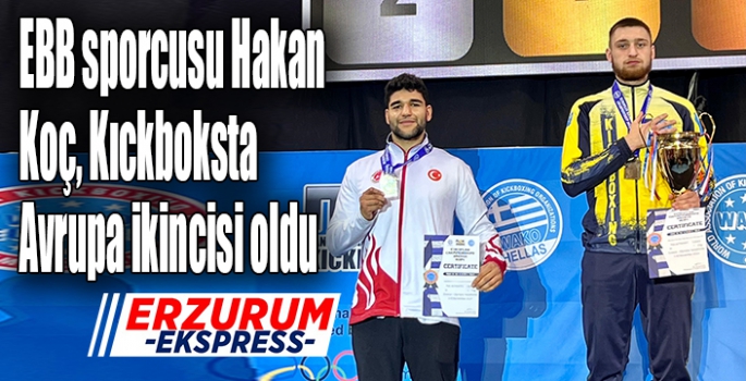 EBB sporcusu Koç, Avrupa ikincisi oldu