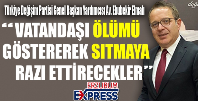 ELMALI ÖLÜMÜ GÖSTERİP SITMAYA RAZI EDECEKLER