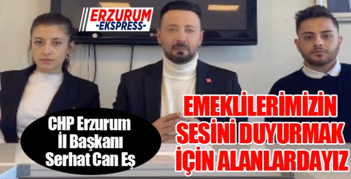 Emeklilerimizin sesini duyurmak için alanlardayız...