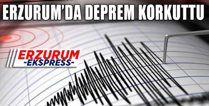 Erzurum'da korkutan Deprem 