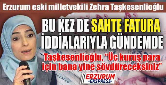 Erzurum eski milletvekili Zehra Taşkesenlioğlu, Üç kuruş para için bana yine sövdüreceksiniz