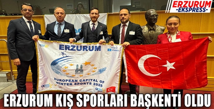 Erzurum kış sporları başkenti oldu