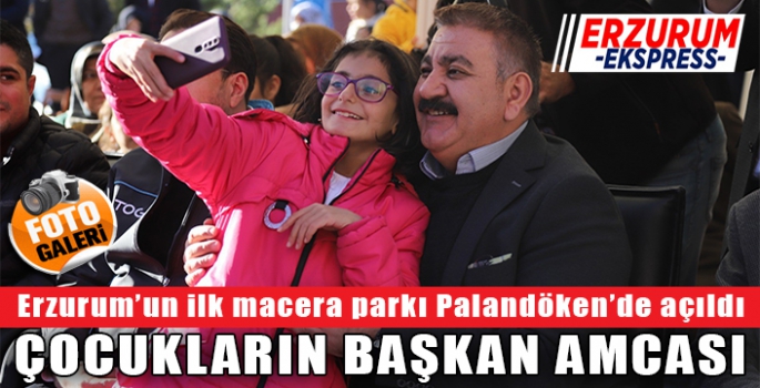 Erzurum’un ilk macera parkı Palandöken’de açıldı