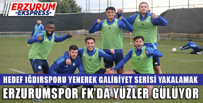 Erzurumspor FK’da Iğdır FK maçı hazırlıkları başladı