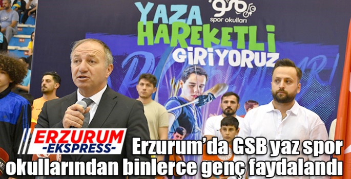 GSB yaz spor okullarından binlerce genç faydalandı