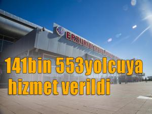 141 bin 553 yolcuya hizmet verildi