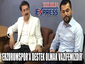 Aydemir: Erzurumspora destek olmak vazifemizdir 