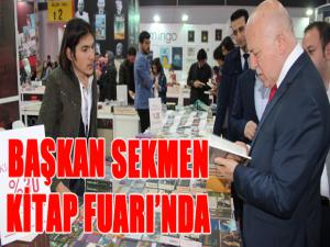 Başkan Sekmenden 5. Doğu Anadolu Kitap Fuarına ziyaret 