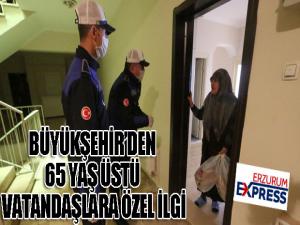 Büyükşehir'den 65 yaş üstü vatandaşlara özel ilgi...