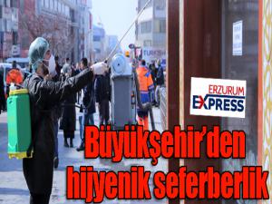 Büyükşehirden hijyenik seferberlik