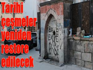 Büyükşehir şehrin tarihi çeşmelerini yeniden restore edecek