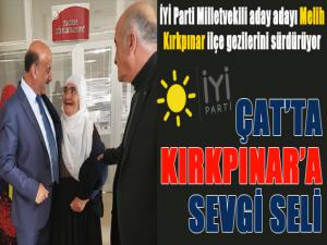 Çatta Kırkpınara sevgi seli