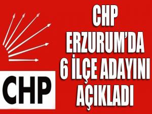 CHP Erzurum'da 6 başkan adayını açıkladı...