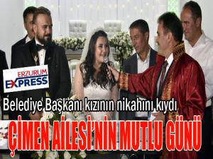 Çimen Ailesi'nin mutlu günü...