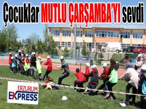 Çocuklar Mutlu Çarşambayı sevdi