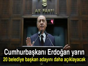 Cumhurbaşkanı Erdoğan yarın 20 ismi daha açıklayacak