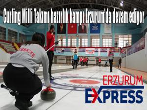 Curling Milli Takımı hazırlık kampı Erzurumda devam ediyor