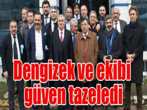 Dengizek ve ekibi güven tazeledi