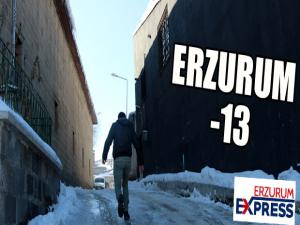 Doğu Anadolu'da soğuk hava: Erzurum eksi 13