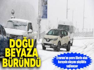 Doğu beyaza büründü