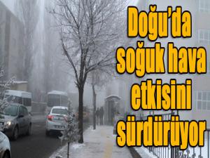 Doğuda soğuk hava etkisini artırıyor...