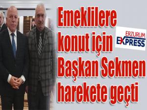 Emeklilere konut için Başkan Sekmen harekete geçti