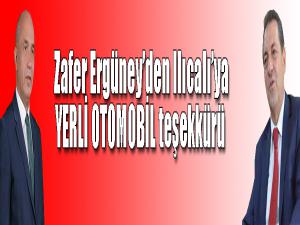 Ergüneyden Ilıcalıya teşekkür.