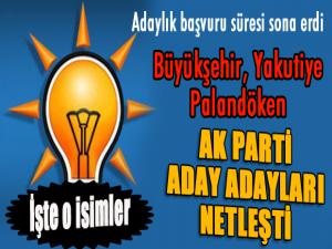 Erzurum'da AK Parti belediye başkan aday adayları netleşti... İşte o isimler...