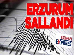 Erzurumda deprem...