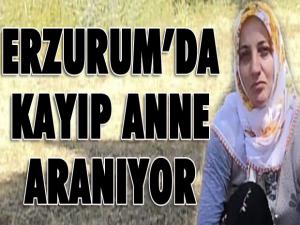 Erzurum'da kayıp anne aranıyor