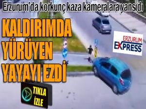 Erzurum'da korkunç kaza...