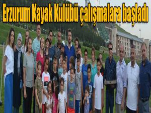  Erzurum Kayak Kulübü çalışmalara başladı 