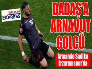 Erzurumspor'a Arnavut golcü...