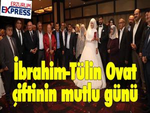 İbrahim Ovat ve Tülin Özdemir'in mutlu günü...