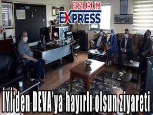 İYİ PARTİ'DEN DEVA PARTİSİ'NE HAYIRLI OLSUN ZİYARETİ