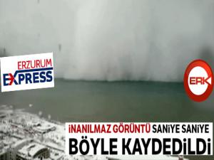 Kar fırtınası böyle geldi