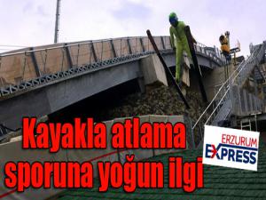 Kayakla Atlama Milli Takımına girebilmek için uçuyorlar 